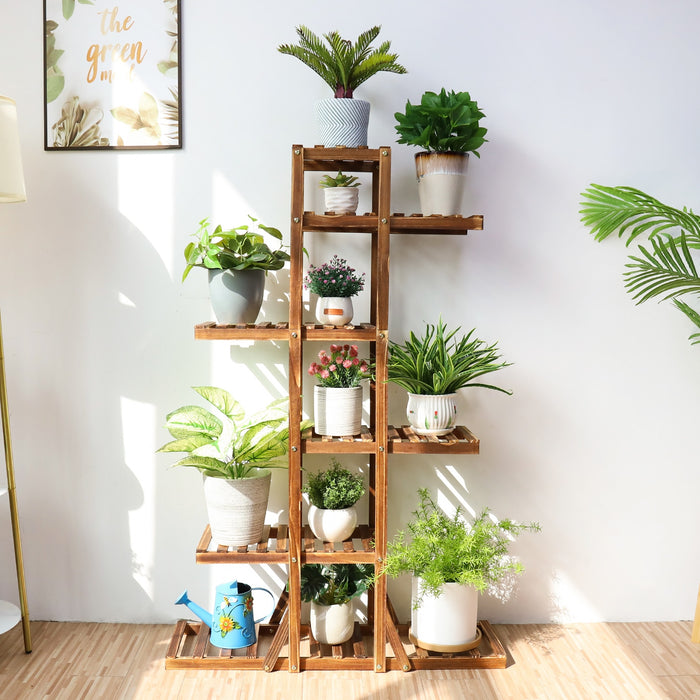 Vidkun - Tall Plant Stand Tiered Plant Stand Plant Shelf Indoor & Outdoor Plant Shelf Flower Stand BO-HA Default Title