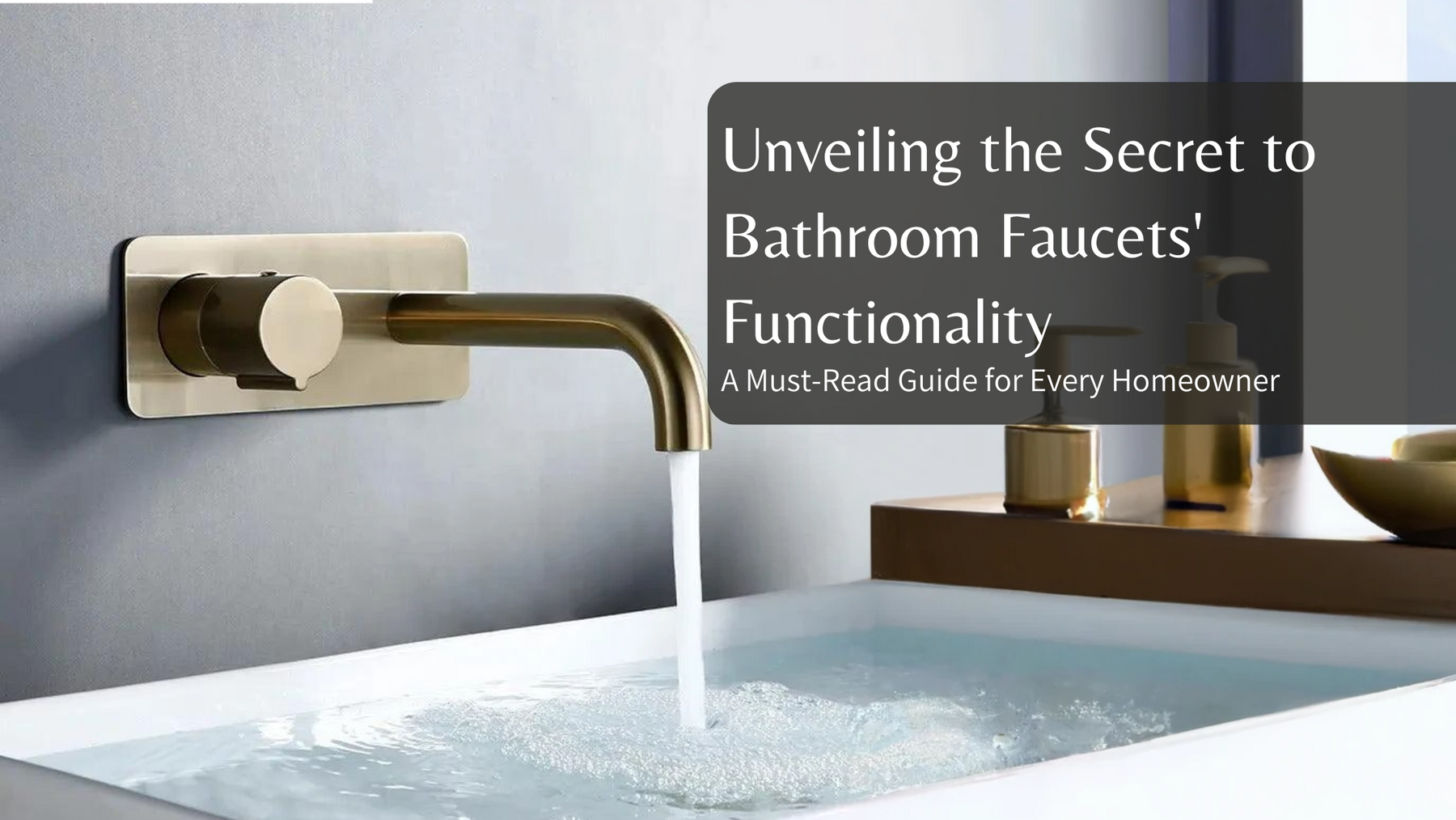 Unveiling the Secret to Bathroom Faucets' Functionality: A Must-Read Guide for Every Homeowner
