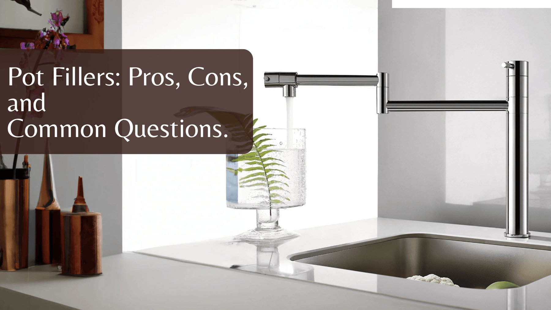 Savera - Pot Filler Faucet Deck Mounted Kitchen Faucet
