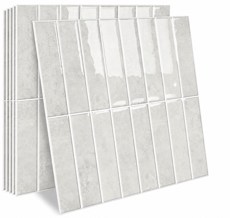 Ebba – Nordic Peel-and-Stick Kitchen Backsplash Tile BO-HA Driftwood Greige
