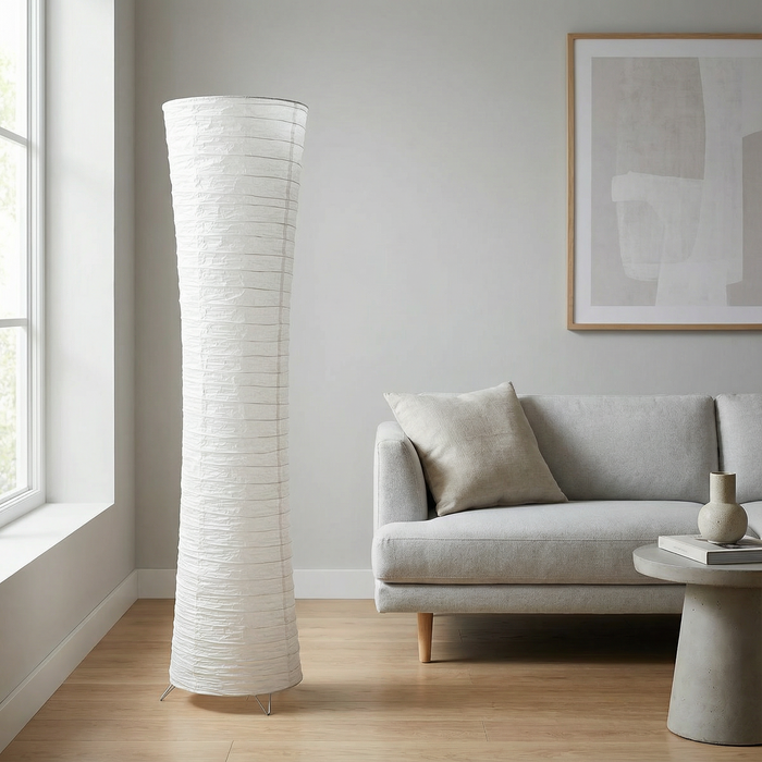 Ailo – Wabi-Sabi Rice Paper LED Floor Lamp BO-HA