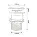 Mirja - Bathroom Sink Drain Pop Up Drain Bathroom Sink Stopper  BO-HA   