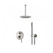 Sanna - Wall Mounted Bathroom Shower Set  BO-HA Brushed Nickel 8 inch 
