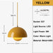 Eydis – Bauhaus Pendant Light Flowerpot BO-HA Yellow