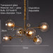 Eira - Glass bubble chandelier Kitchen Island light BO-HA 6 Balls-Clear