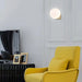 Solja – Modern Glass Orb LED Bedside Wall Sconce BO-HA