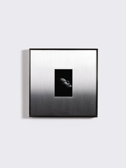 Selma – Modern Metal Wall Art | Brushed Steel Framed Panel, 35 cm Wall Art BO-HA