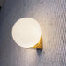 Solja – Modern Glass Orb LED Bedside Wall Sconce BO-HA