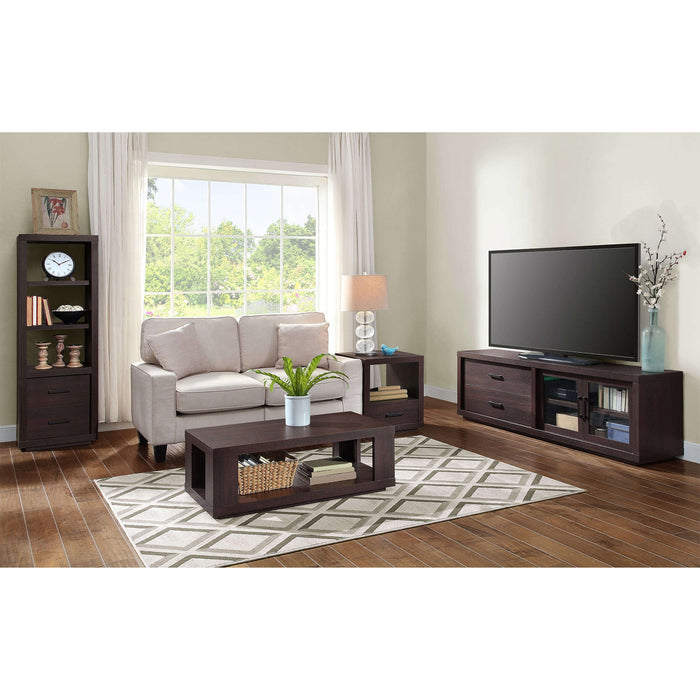 Frode - Wood Coffee Table with Storage Square Coffee Table with Storage  BO-HA   