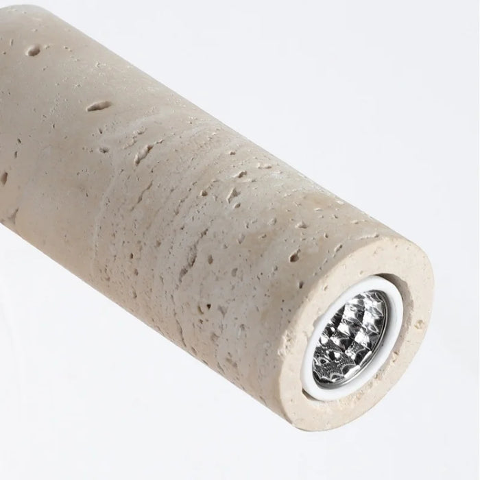 Inari – Adjustable Travertine LED Rotating Reading Sconce