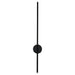 Freydis Modern Led Long Wall Sconce  BO-HA black round Warm white 60cm