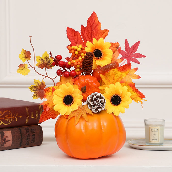Hakon - Artificial Pumpkin Sunflower Ornament Fall Decor Sale Bedroom Decor Fall Home Decor Fall Decor 2023  BO-HA   