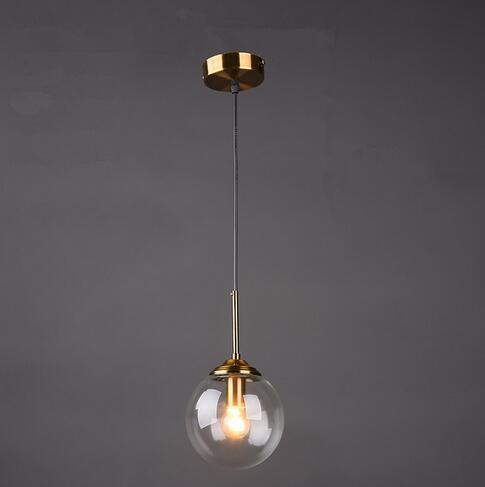 Eira - Glass bubble chandelier Kitchen Island light BO-HA 1 Ball-Green