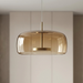 Astrid - Modern Nordic Glass Pendant Light BO-HA Light Amber 35 cm (13.8" inches)