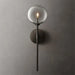 Hillevi - Retro Clear Glass Wall Lamp BO-HA Black