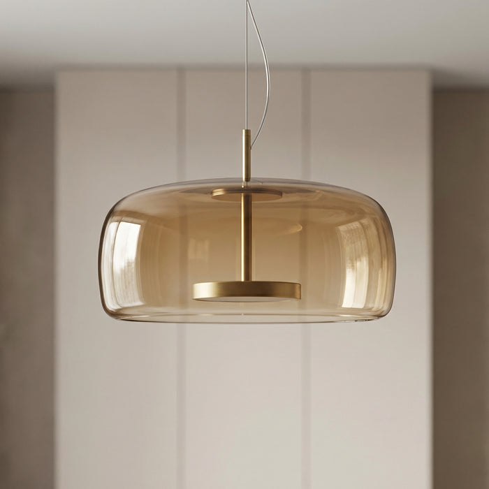 Astrid - Modern Nordic Glass Pendant Light BO-HA Light Amber 35 cm (13.8" inches)