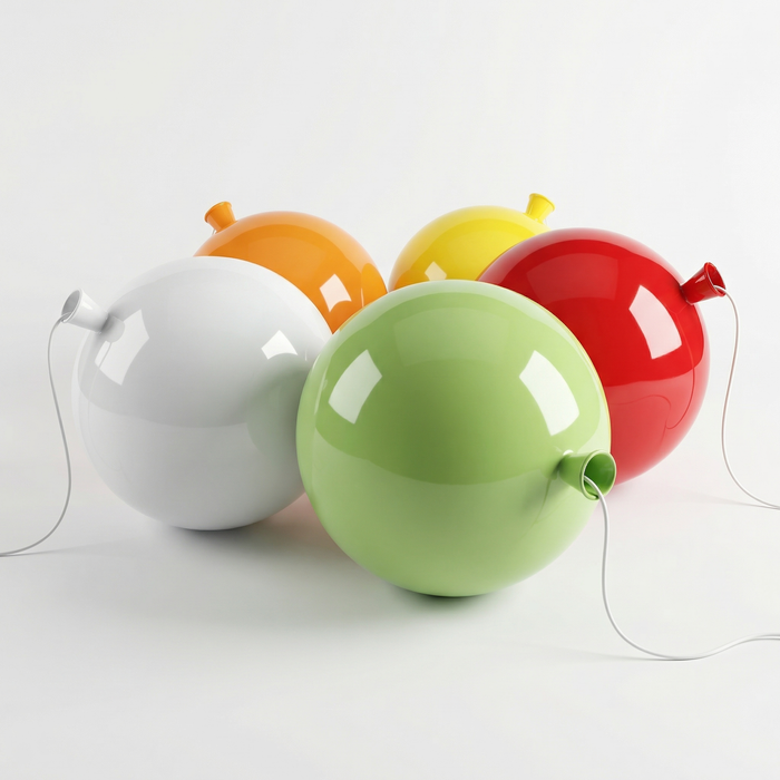 Elo – Bauhaus Colorful Wall / Ceiling Light with Pull Switch