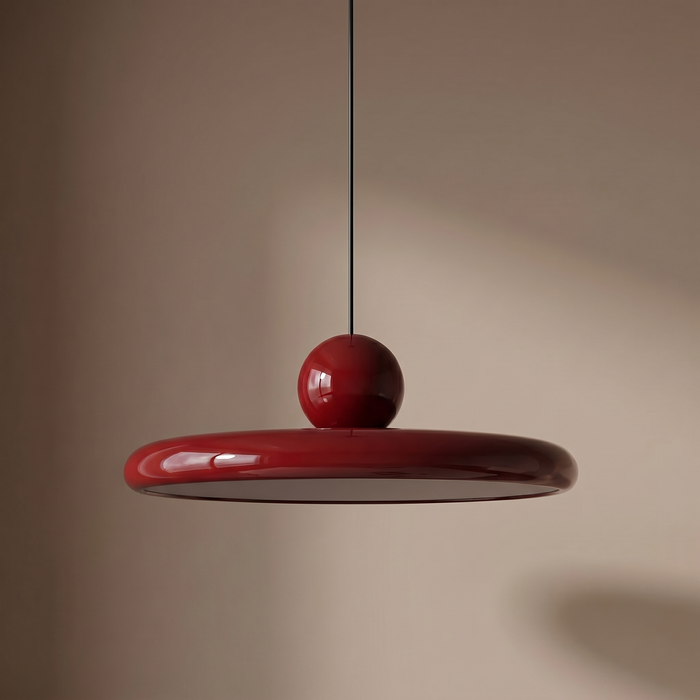 Veya – Colorful Bauhaus Pendant Light BO-HA Red Medium (30 cm)