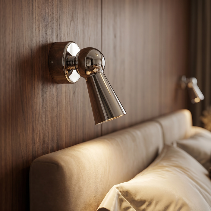 Bue – Nordic Chrome Adjustable Wall Lamp Wall Sconces BO-HA
