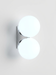 Solja – Modern Glass Orb LED Bedside Wall Sconce BO-HA