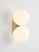 Solja – Modern Glass Orb LED Bedside Wall Sconce BO-HA