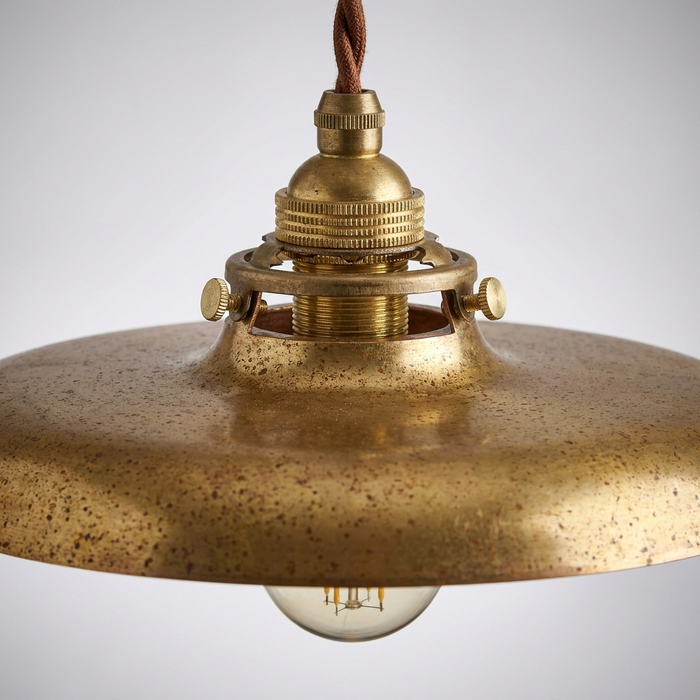 Borghild – Brass Wabi-Sabi Bowl Pendant Light BO-HA