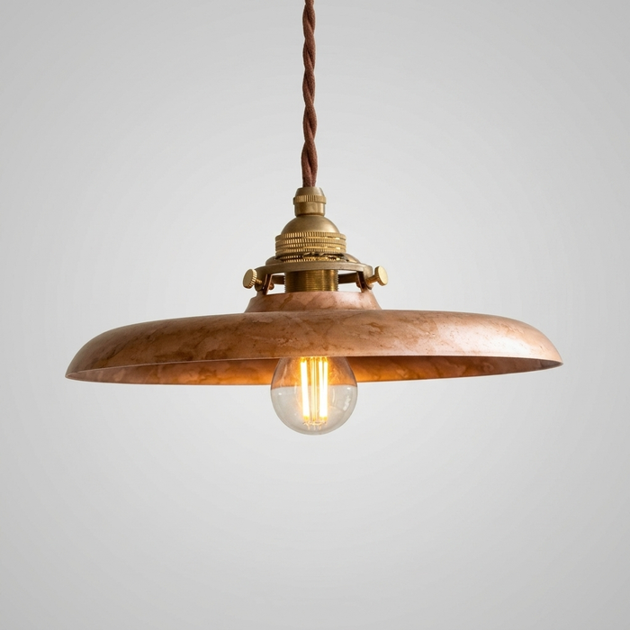Borghild – Brass Wabi-Sabi Bowl Pendant Light BO-HA