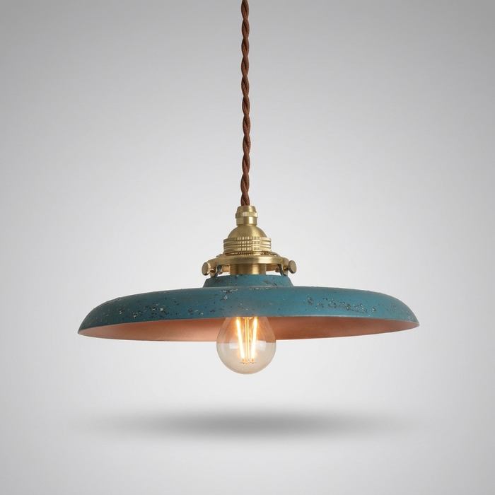 Borghild – Brass Wabi-Sabi Bowl Pendant Light BO-HA