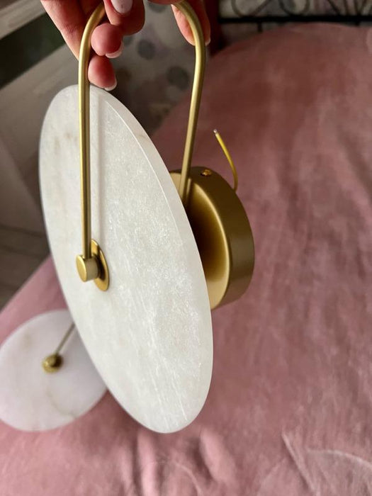 Mildri - Modern Marble Lamp Wall LED Lights — customer photo by David R.