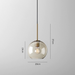 Millay - Glass Pendant Lights  BO-HA   