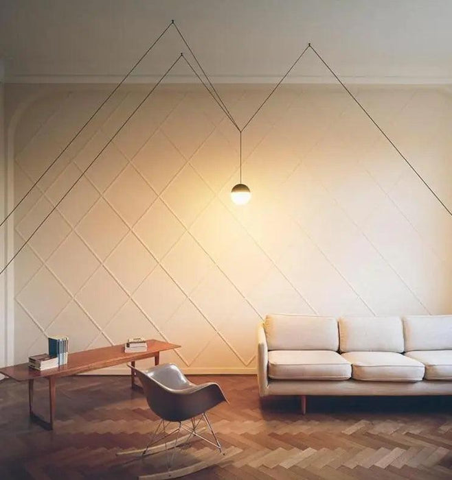 Alise - Nordic Plug-In DIY Glass Hanging Lights For Bedroom  BO-HA   