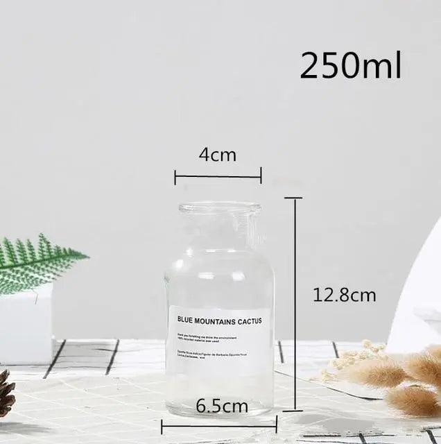 Atalie - Glass Bottle Vase  BO-HA 250ml Width Mouth  