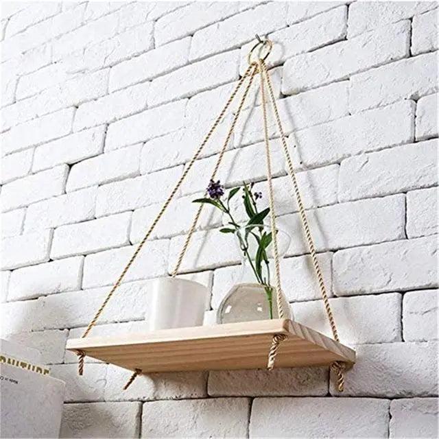 Bodil - Minimalist Wooden Wall Shelf  BO-HA Light Brown  