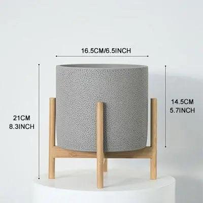 Elias - Nordic Flower Pot  BO-HA Grey - Large  