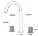 Evelina - Deck Mounted Bathroom Sink Faucets  BO-HA   