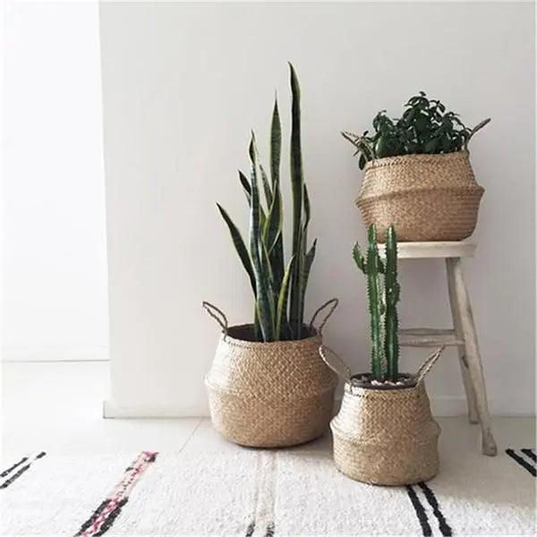 Frendo - Foldable Woven Bamboo Storage Basket  BO-HA   