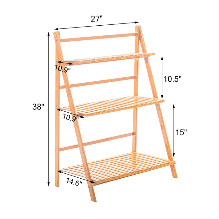 Reidun - Tiered Plant Stand Plant Shelf Indoor & Outdoor Plant Shelf Flower Stand  BO-HA   