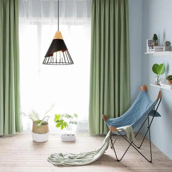 Kida - Nordic Wood Hanging Lights For Bedroom  BO-HA   