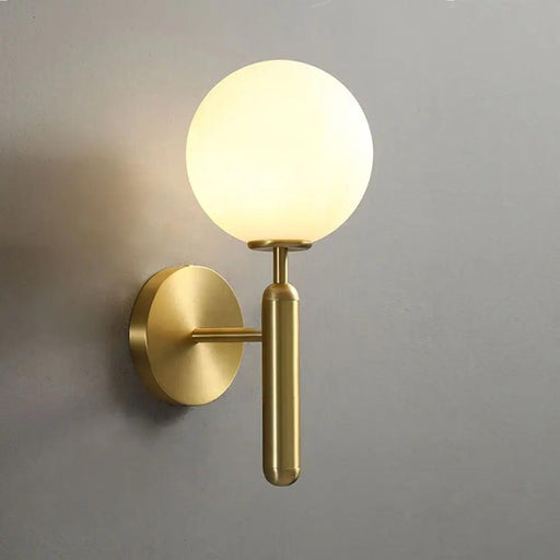 Mynte - Luxury Wall Sconce  BO-HA Gold with Milk Glass  