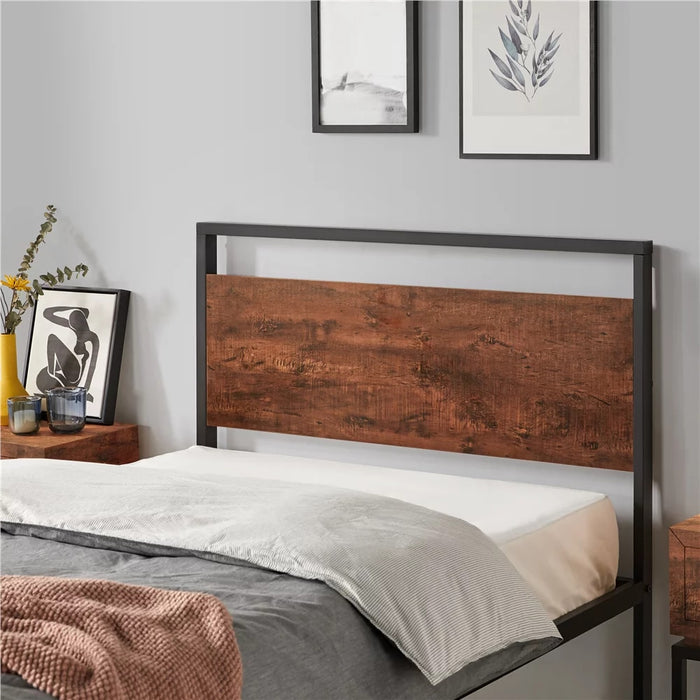 Saga - Wooden Bed Frame Twin Bed Frame  BO-HA   
