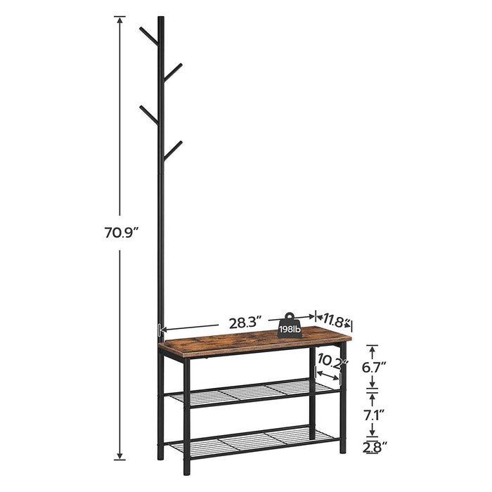 Orjan - Shoe Rack Bench Shoe Rack for Entryway  BO-HA   