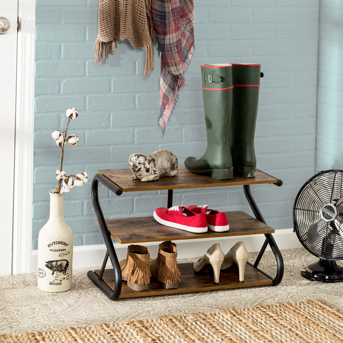 Eirikur - Small Shoe Rack Shoe Rack for Entryway — BO-HA