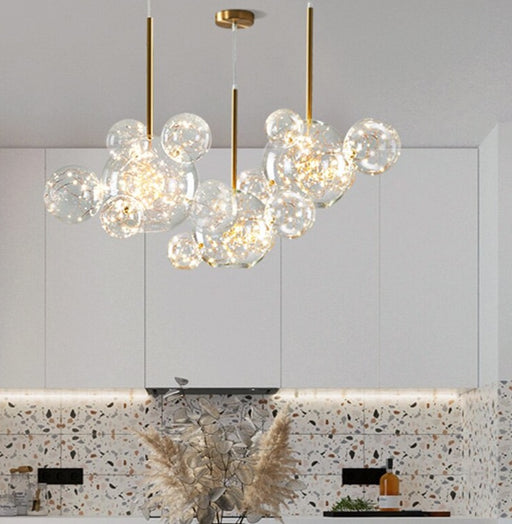 Runa LED Chandelier Glass Pendant Lights  BO-HA   