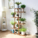 Vidkun - Tall Plant Stand Tiered Plant Stand Plant Shelf Indoor & Outdoor Plant Shelf Flower Stand  BO-HA   