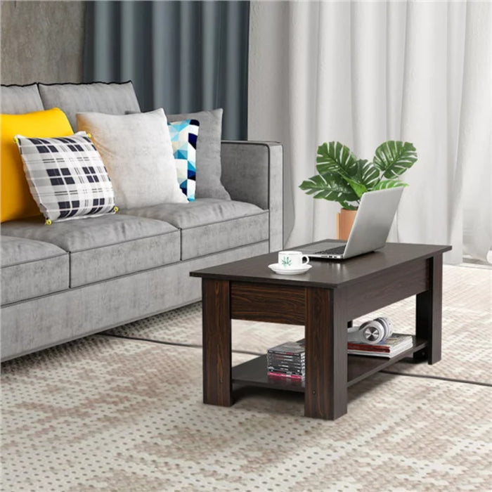 Tindra - Lift Top Coffee Table with Storage Square Coffee Table with Storage  BO-HA   