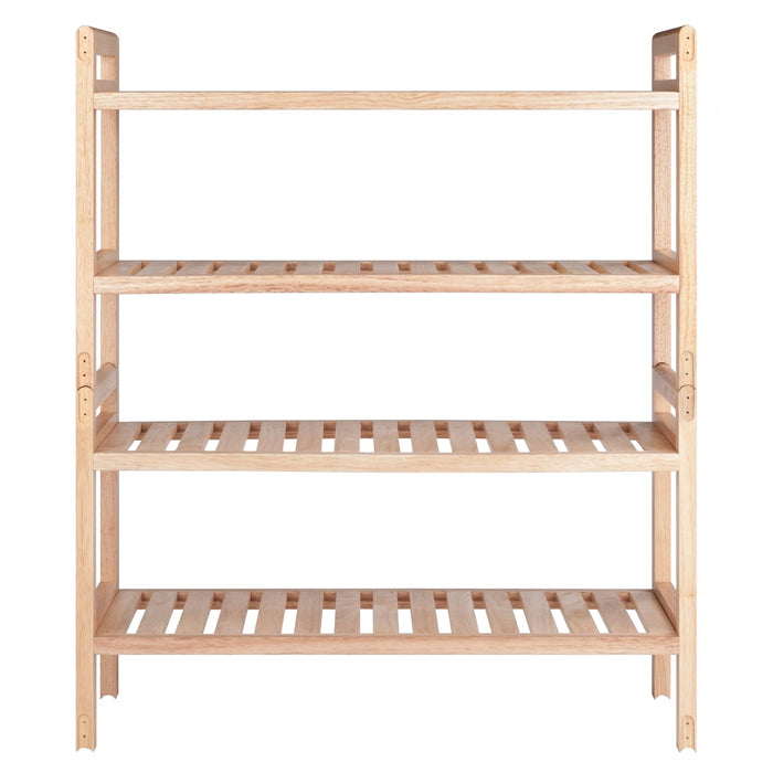 Helge - Wood Stackable Shoe Rack Shoe Cabinet Entryway Shoe Storage Cabinet  BO-HA   