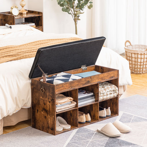 Reidar - Shoe Rack for Entryway Shoe Cabinet Shoe Rack Bench  BO-HA   
