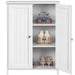 Alvar - Wooden Double Door Bathroom Floor Cabinet  BO-HA   