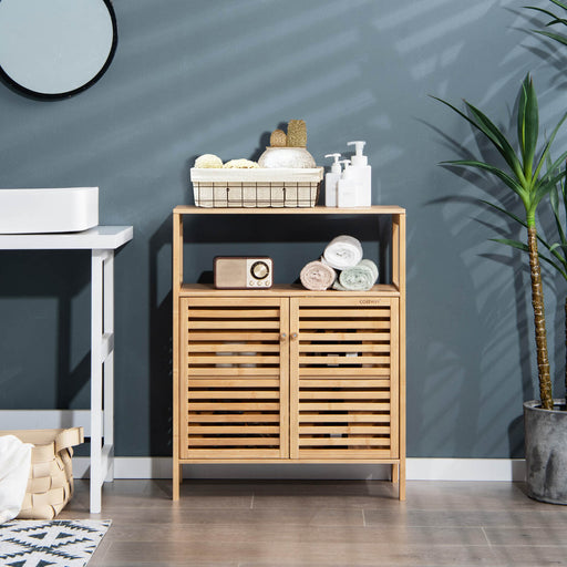 Fredrika - Bamboo Wood Storage Cabinets Bathroom Cabinets  BO-HA Default Title  