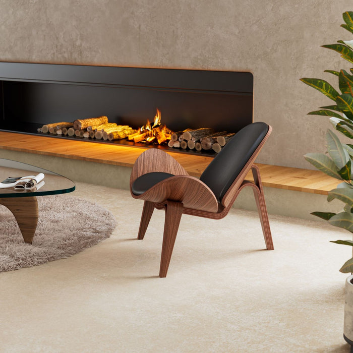Dagmar - Modern Nordic Wooden Chair Accent Chairs Reading Chair  BO-HA   